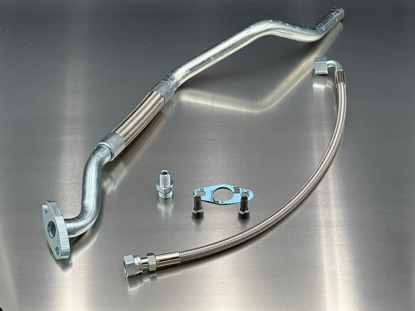 IDI Cummins ISX Pro Series SS Oil Line Kit