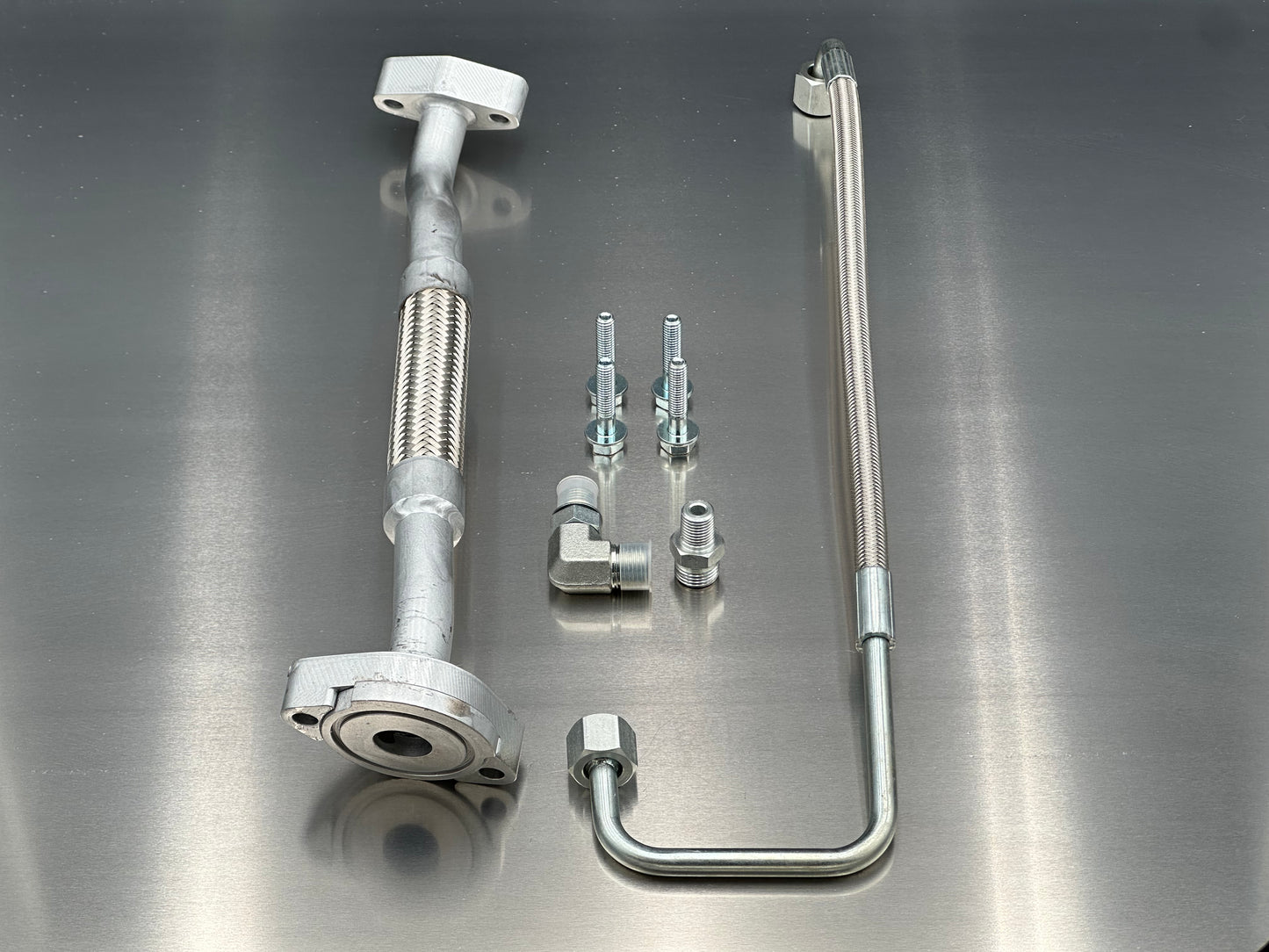 IDI CAT C13 Pro Series SS Oil Line Kit