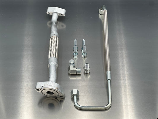 IDI CAT C13 Pro Series SS Oil Line Kit