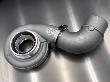 IDI V Band Cummins ISX/X15 Turbo Intake Aluminum 90 Deg Elbow