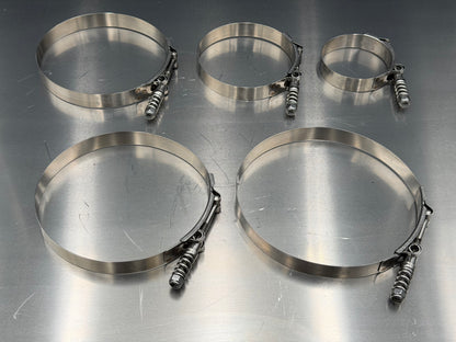 IDI Pro Series Stainless Steel Spring Loaded HD T Bolt Clamps